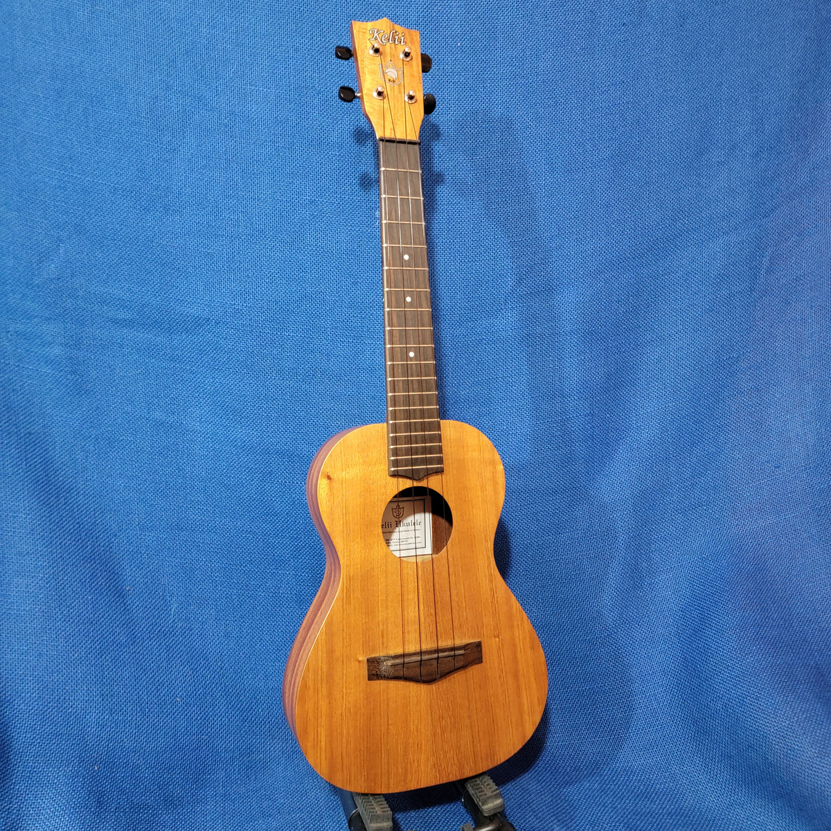 LIQUIDATION: Kelii Tenor Silver S-T BLEM All Solid Koa Top / Solid Mah