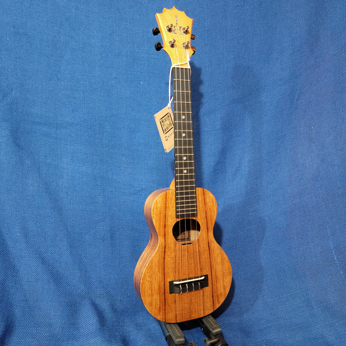 KoAloha Long Neck Super Concert All Solid Koa KCM-02 Made in Hawaii Uk