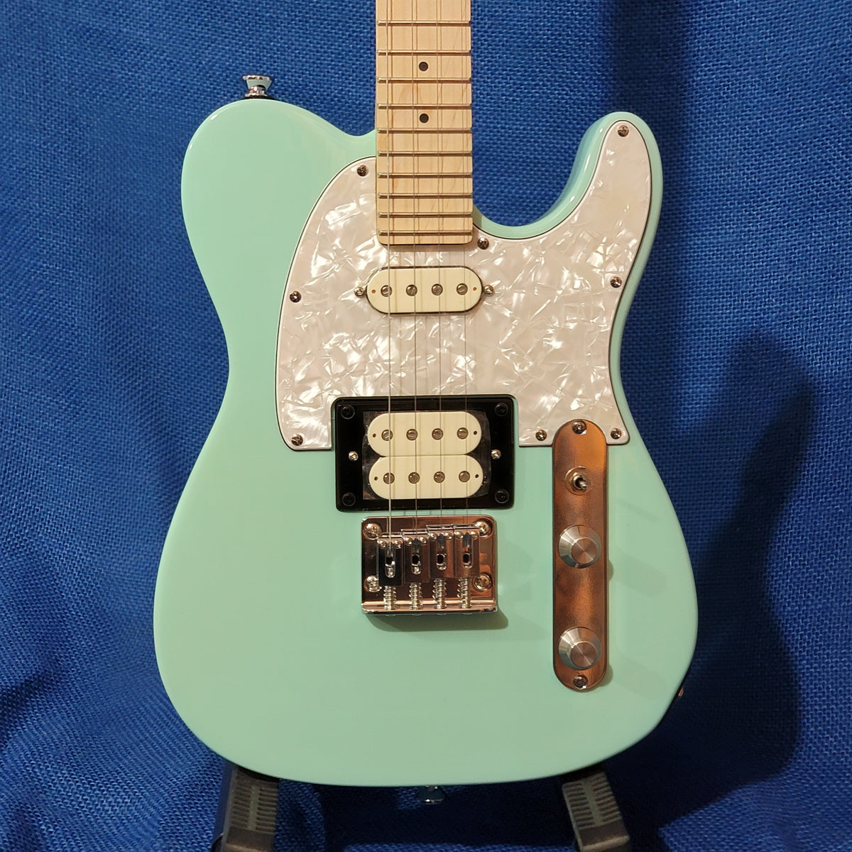 Risa Tenor TE Tele Style Seafoam Solid Body Steel String Electric