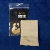 Martin & Co. Polishing Cloth Tan w/ Logo - Ukulele Accessory