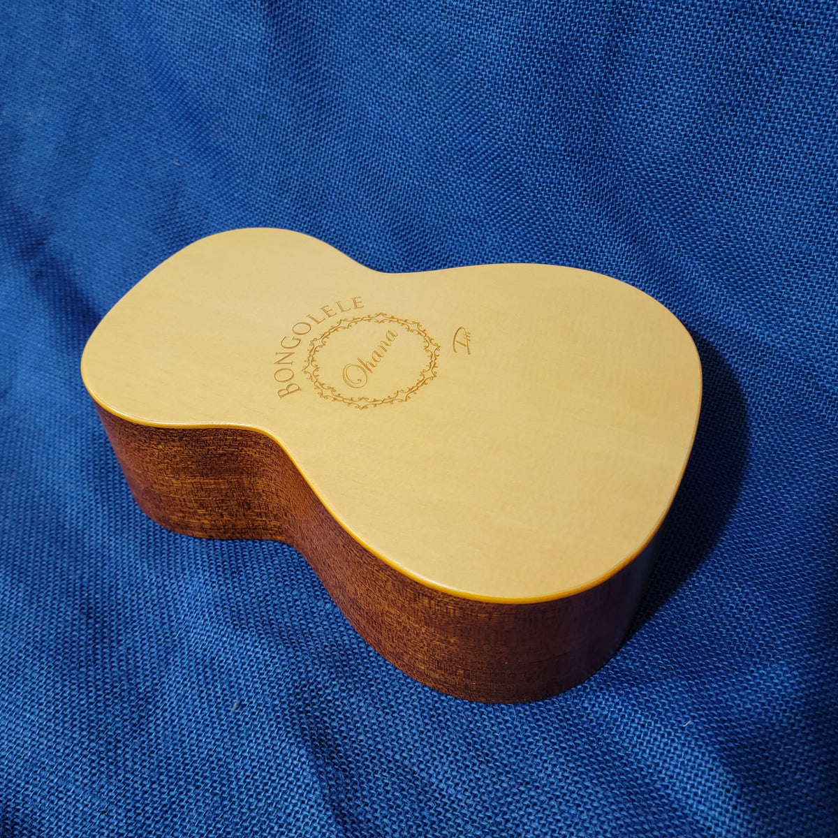 Ohana Concert Bongolele OH-BLM-C Spruce / Mahogany Ukulele Bongo
