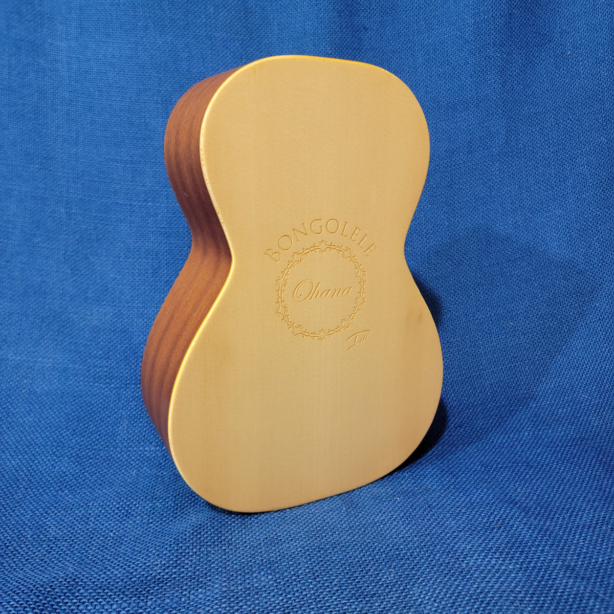 Ohana Concert Bongolele OH-BLM-C Spruce / Mahogany Ukulele Bongo