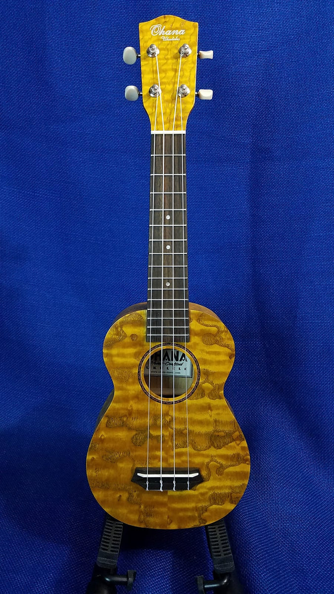 Ohana Soprano SK-15W Laminate Willow Matte Ukulele ~376