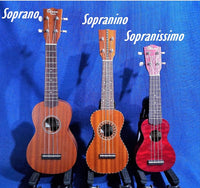 Ohana O'Nina Sopranissimo SK-08W Laminate Willow Teenie Tiny Onina Ukulele p819