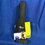 Ohana Soprano Pineapple Starter Pack PK-10 Lam Mahogany Ukulele Bag, Tuner, Strap, Button h230