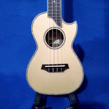 Makai Concert LC-125K All Solid Spruce Top / Laminate Acacia Cutaway with Pickup Ukulele i206
