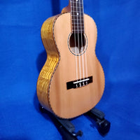 Makai Tenor LT-80WX Solid Cedar Top / Laminate Willow Back and Sides Acoustic / Electric Ukulele i222