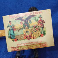 Liquidation: BugsGear Concert Cigar Box Laminate Unique Prototype Ukulele