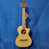 Liquidation: Kala Tenor KA-SPT-SC Solid Bearclaw Spruce Top / Pau Ferro Scallop Cutaway Gloss Ukulele