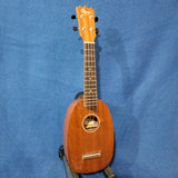 Ohana Soprano Pineapple PK-25G Blem All Solid Mahogany Ukulele s816