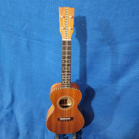 Ohana Concert CK-28 Vintage Nunes Style All Solid Mahogany with Martin Fluorocarbon Strings Ukulele .912
