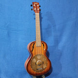 Liquidation: Kala Tenor Resonator KA-RES-BRS Brass Laminate Mahogany Vintage Burst Ukulele U333