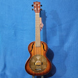 Liquidation: Kala Tenor Resonator KA-RES-BRS Brass Laminate Mahogany Vintage Burst Ukulele U333