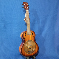 Liquidation: Kala Tenor Resonator KA-RES-BRS Brass Laminate Mahogany Vintage Burst Ukulele U332