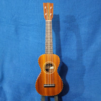 Ohana Soprano SK-28 Blem Vintage Nunes Style All Solid Mahogany Ukulele u793