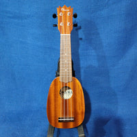 Ohana Sopranissimo Pineapple TTPK-25G Solid Mahogany Teenie Tiny Ukulele s707