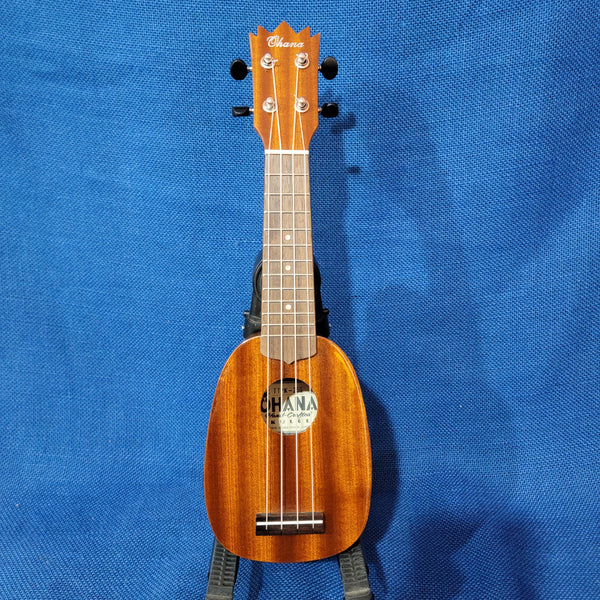 Ohana Sopranissimo Pineapple TTPK-25G Solid Mahogany Teenie Tiny Ukulele s707