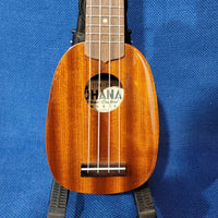 Ohana Sopranissimo Pineapple TTPK-25G Solid Mahogany Teenie Tiny Ukulele s707