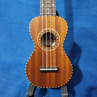 Ohana Sopranino Pequeno Blem Nunes Vintage Style All Solid Mahogany Ukulele s555