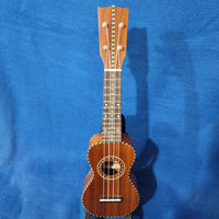 Ohana Sopranino Pequeno Blem Nunes Vintage Style All Solid Mahogany Ukulele s555