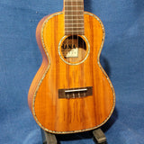 Ohana Concert CK-350G All Solid Koa with Abalone Gloss with 2 button Ukulele with Hardcase s067