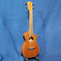 Ohana Concert CK-35CE All Solid Mahogany Cutaway A/E Ukulele p413