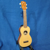 Ohana Soprano SK-22 Solid Spruce Top / Laminate Mahogany Back & Sides Ukulele p463