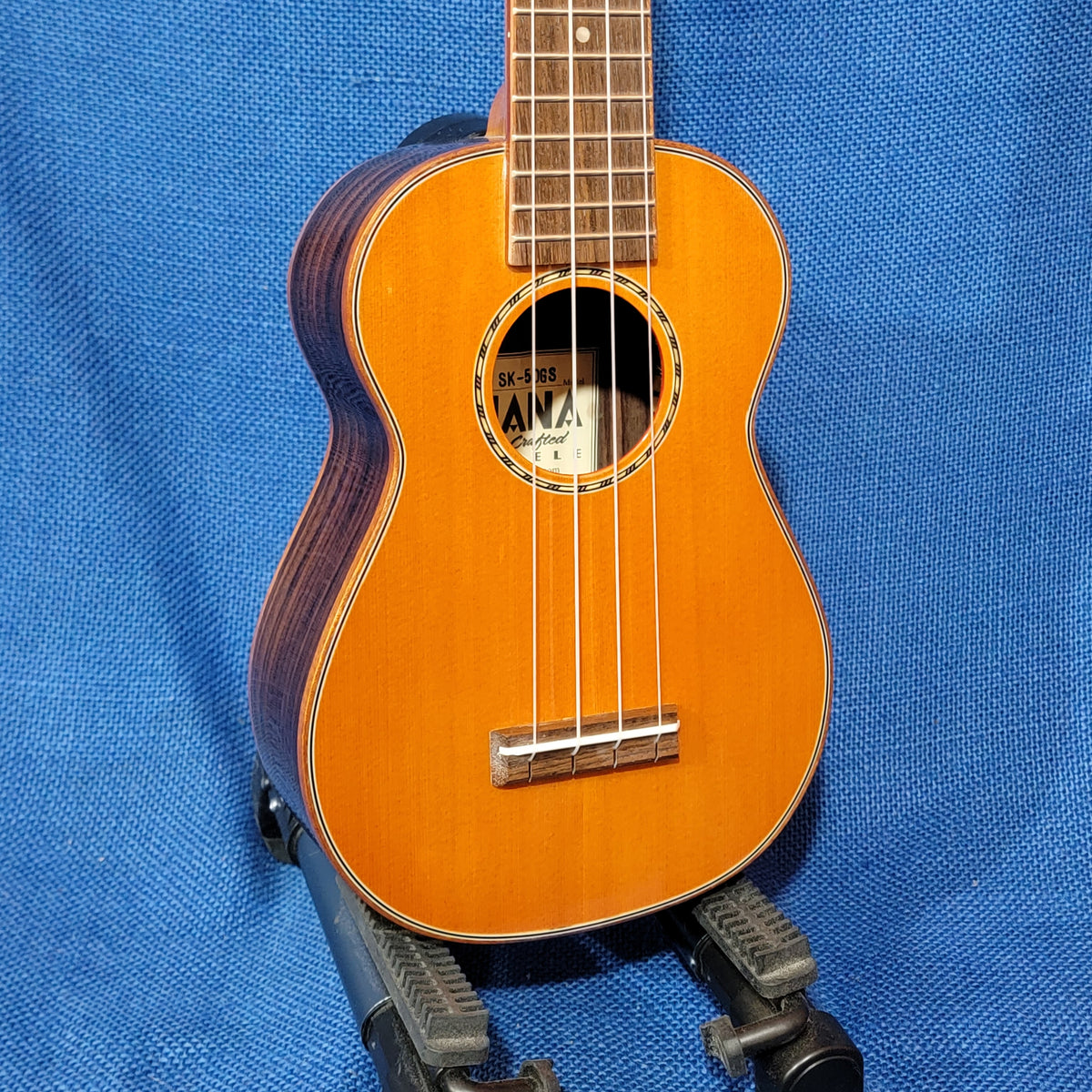 Ohana Soprano SK-50G All Solid Cedar / Rosewood Gloss Ukulele p471 ...