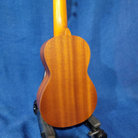 Ohana Soprano Starter Pack SK-10 Laminate Mahogany Ukulele Bag, Tuner, Strap, Button P594