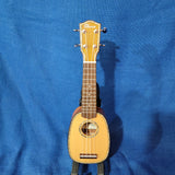 Ohana Pineapple Sopranissimo TTPK-70G All Solid Spruce / Mahogany Teenie Tiny Ukulele p617