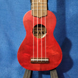 Ohana Sopranissimo O'Nina Red SK-08RD Laminate Willow Teenie Tiny Ukulele P624