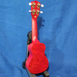 Ohana Sopranissimo O'Nina Red SK-08RD Laminate Willow Teenie Tiny Ukulele P624