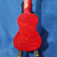 Ohana Sopranissimo O'Nina Red SK-08RD Laminate Willow Teenie Tiny Ukulele P624