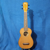 Ohana Soprano SK-50WG Solid Cedar Top / Laminate Willow B&S Ukulele p631