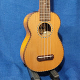 Ohana Soprano SK-50WG Solid Cedar Top / Laminate Willow B&S Ukulele p631