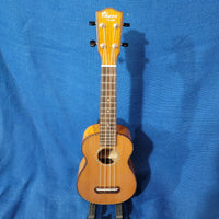 Ohana Soprano SK-50WG Solid Cedar Top / Laminate Willow B&S Ukulele p631