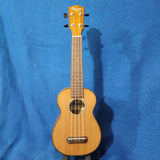 Ohana Soprano SK-50WG Solid Cedar Top / Laminate Willow B&S Ukulele p632