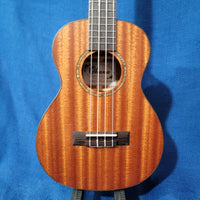 Ohana Tenor TK-32 All Solid Mahogany with Fretboard Inlay Slotted Headstock Ukulele p639