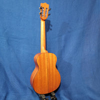 Ohana Tenor TK-32 All Solid Mahogany with Fretboard Inlay Slotted Headstock Ukulele p640