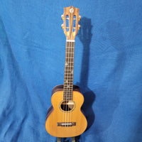 Ohana Tenor TK-50ME Solid Cedar Top Laminate Macassar Ebony Slotted Headstock Ukulele P642