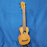 Ohana Super Soprano Long Neck SK-250M All Solid Cedar / Acacia Ukulele P643