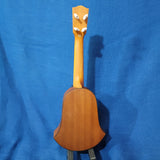 Ohana Soprano SKB-35 Vintage Healy Bell Shape Style All Solid Mahogany Ukulele P645