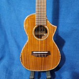 Ohana Concert CK-7 All Solid Spruce / Flame Maple Cutaway Ukulele P647