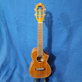 Ohana Concert CK-7 All Solid Spruce / Flame Maple Cutaway Ukulele P647