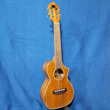 Ohana Concert CK-7 All Solid Spruce / Flame Maple Cutaway Ukulele P647