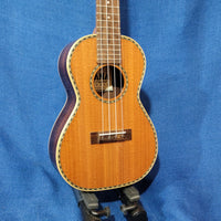 Ohana Concert CK-40 Blem All Solid Redwood / Rosewood Limited Edition Setup Ukulele P659