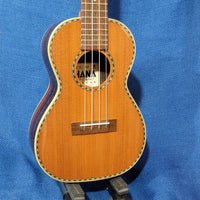 Ohana Concert CK-40 Blem All Solid Redwood / Rosewood Limited Edition Setup Ukulele P661