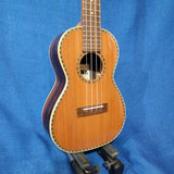 Ohana Concert CK-40 Blem All Solid Redwood / Rosewood Limited Edition Setup Ukulele P661