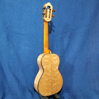 Ohana Concert CK-450QEL All Solid Quilted Eucalyptus Ukulele P679