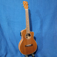 Ohana Tenor TK-20CE Solid Mahogany Top / Laminate Back and Sides A/E Cutaway Ukulele P691